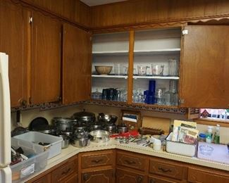 pots and pans, kitchen