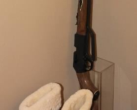 Ugg boots and BB gun