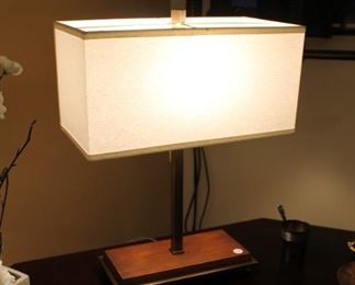 Pottery Barn contemporary modern table lamp