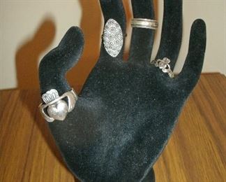 VINTAGE STERLING RINGS