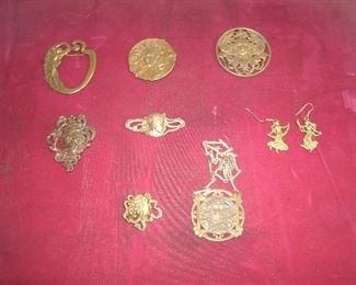 VINTAGE ART NOUVEAU JEWELRY