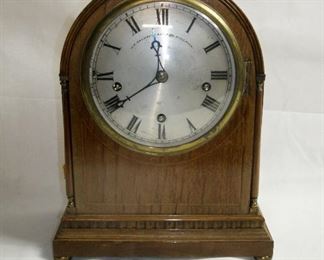 ANTIQUE J.E. CALDWELL DOME SHELF CLOCK