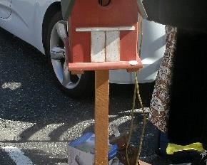 HAND MADE BIRD HOUSE FLOOR LAMP