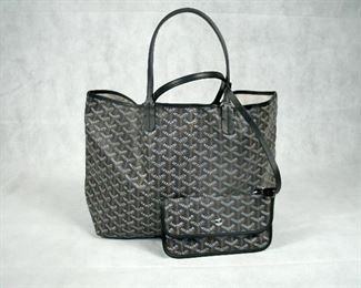 GOYARD ST LOUIS PM TOTE BAG (HANDPAINTED) EXCELLENT