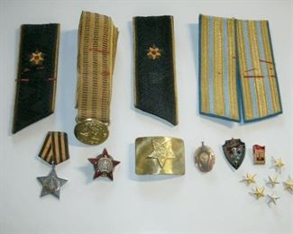 VINTAGE USSR MEDALS, BADGES, PATCHES