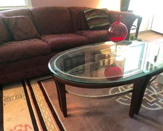 mother station coffee table. Sofa.