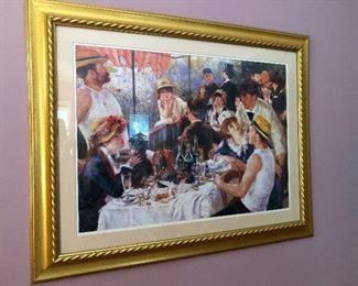 Toulouse Lautrec framed print of Parisians engaging in understated debauchery, as usual