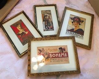 More framed Broadway bills.