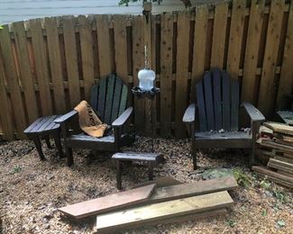 Adirondack chairs!