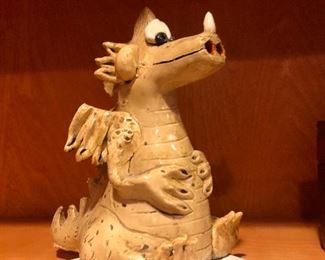 dragon's nose is on fire and he doesn't know how to blow it out.