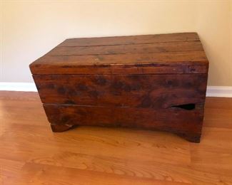 mysterious looking wooden chest don't look inside