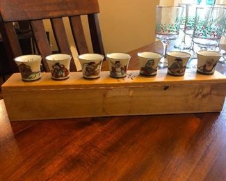 Saki shot glasses