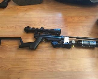 Possum is GONE! So it was playing dead thank God. And here's another air gun that looks very official.