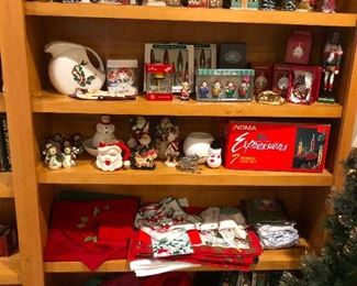 Shelves of holiday cheer