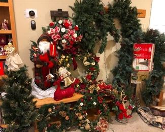 Santa is festooned with woodland creatures