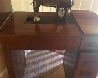 sewing machine! Learn a craft, you never know when you'll have to convince a protective society that you're too useful to purge