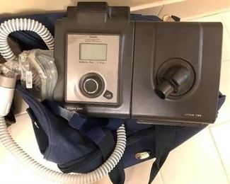 Sleep apnea machine thing? Not sure.