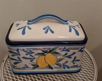 Stoneware breadbox