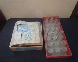 Homestead Snack Set  and Drinking Glasses Lot
