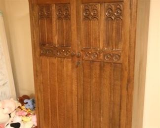 Antique Wooden TV Console and/or Dresser: