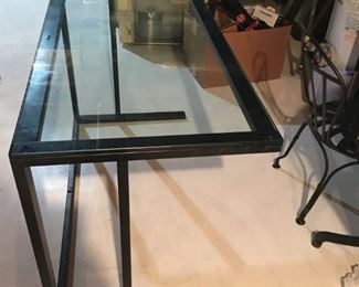 Crate & Barrel Glass Desk - $150