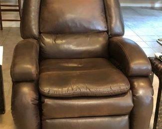 Leather Lazyboy Chair
