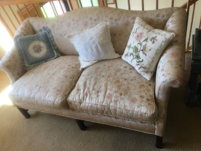 1950's Chippendale Down Filled Sofa