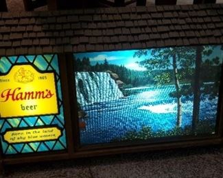 Hamms beer sign
