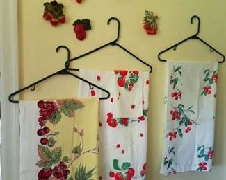 Sweet Cherries!! Sweet linens. All linens washed and line dried! Crisp and clean.