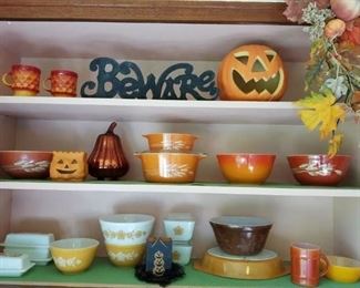 fall Pyrex colors