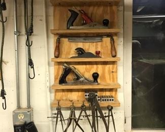 Hand planes, draw blades and calipers
