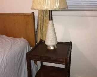 Small vintage lamp table.