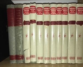 11-volumes “Barnes’ Notes on the New Testament”.
