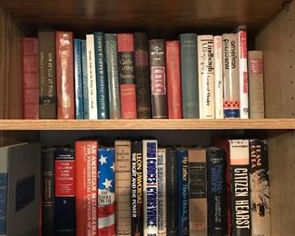 Several bookcases, light oak color, wood and wood products. They’ve held this book collection for decades and never failed—not even bowing!

Books are nearly all on themes of the Bible, Christian teaching and preaching, theology, church growth, personal Christian life and evangelism.