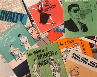 Collection of 1960s booklets of various timely subjects, National Research Bureau.