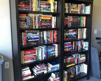Black IKEA Bookshelves 