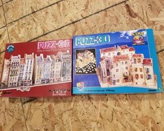 3D puzzles (New In Box)