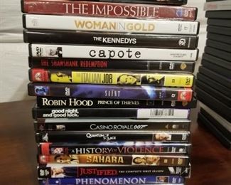 Large collection of current DVD movies $1 each