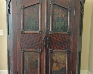 Painted wardrobe/armoire