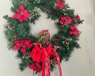 3 ft. wide pre-lit wreath