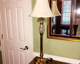 Waterford buffet lamp (one of a pair)