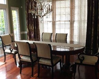 BAKER Palladian Dining Table with Kindel sleighback chairs