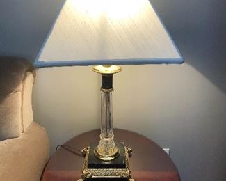 Waterford lamp (one of a pair)