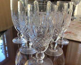 Set of 6 Waterford glasses