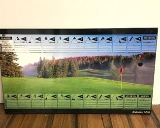 Billiards Golf Autumn Mist Score Board