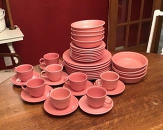 Fiesta Pink Dinnerware.