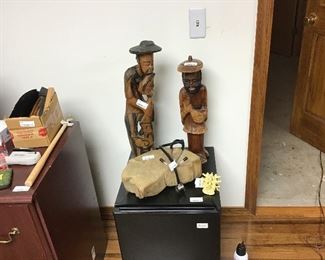 Jamaican Man Carved Figures and more office items