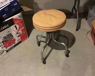 another older Rolling Dr.’s stool