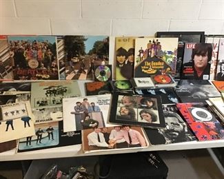 Huge Beatle Collection of Albums, etc.