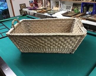 Seagrass Woven Basket with handles